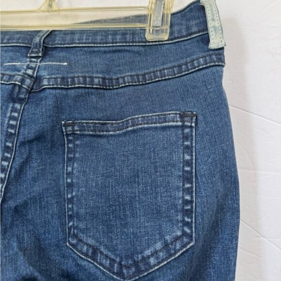 Maison Margiela MM6 Gradient ColorBlock Jeans Cotton Stretch Slim Zip Pockets 36 - Picture 7 of 16